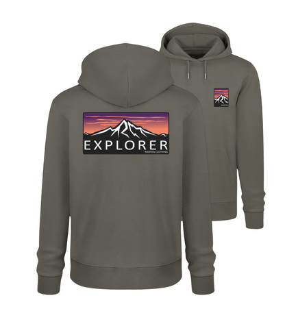 Explorer - Organic Hoodie | Double print