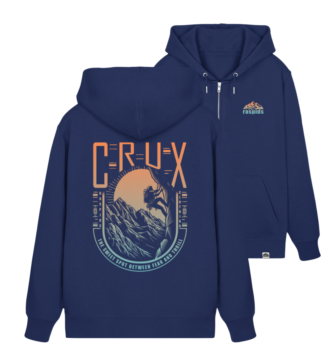 Crux  - Organic Zipper | Double print