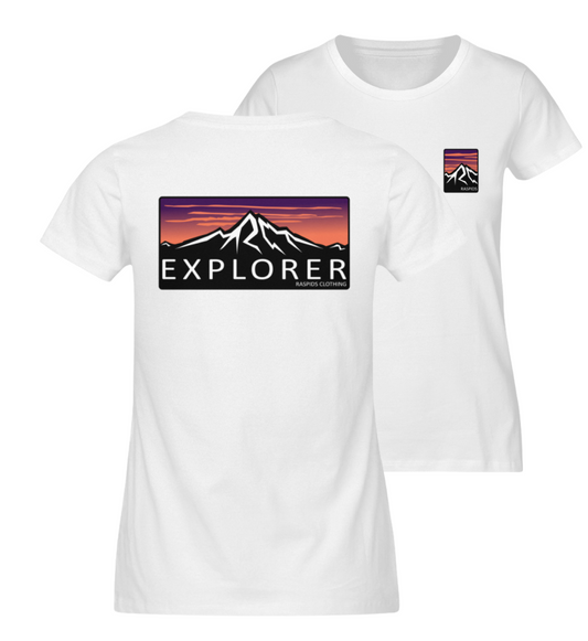 Explorer - Ladies Organic Shirt | Double print